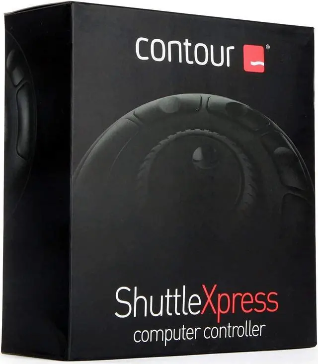 Alt view image 5 of 7 - Contour ShuttleXpress NLE Multimedia Controller with 5 Programmable Buttons - Mac and Windows Compatible Bundle with Blucoil Mini USB Type-A Hub with 4 USB Ports, and 5-Pack of Reusable Cable Ties