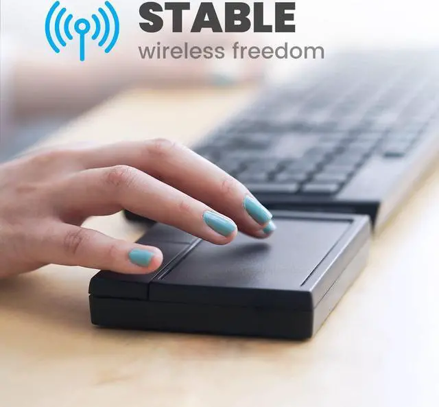 Alt view image 9 of 13 - Perixx PERIPAD-504 Wired USB Multigesture Touchpad Large Tracking Surface Left & Right Buttons
