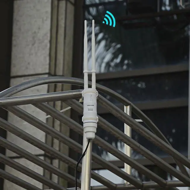 Alt view image 4 of 7 - WAVLINK Outdoor WiFi Range Extender AC600 High Power Weatherproof Outdoor WiFi Extender for Backyard,Dual Band 2.4 & 5GHz Long Range Wifi Extender,Support WiFi Access Point/Repeater/Router/Bridge Mode