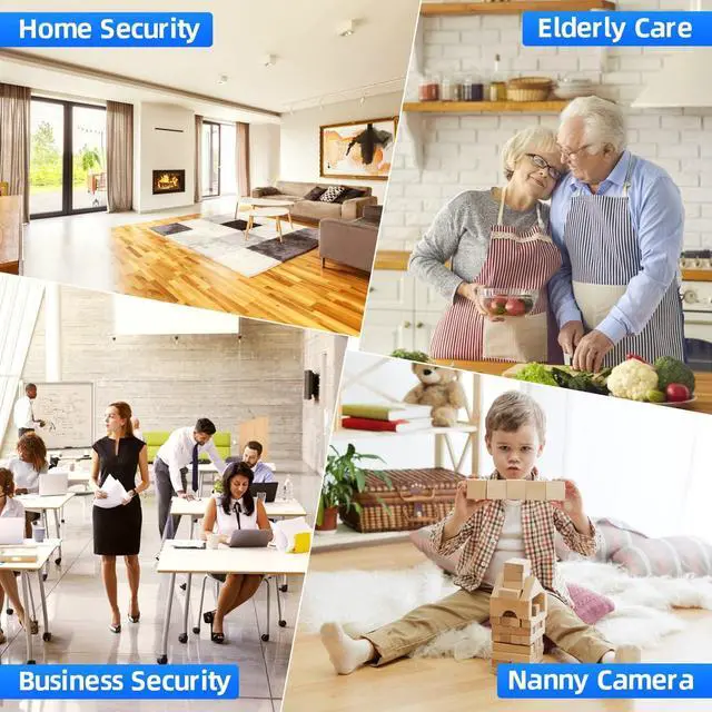 Alt view image 7 of 7 - Hidden Camera Clock, 1080P WiFi Streaming Spy Camera with Night Vision Sits in Small Desk Alarm Clock, 120° View Angle Nanny Cam with Remote View, Motion Detection Alert, Video Recording (2.4G Only)