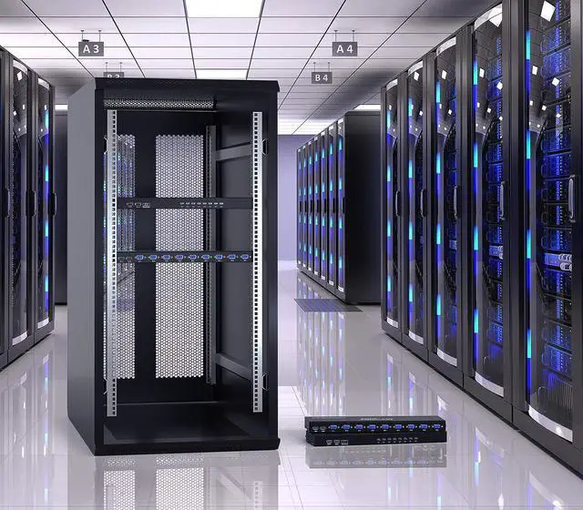 Alt view image 6 of 7 - KVM Switch 8 Port, MT-VIKI 8X1 Rackmount KVM Switch VGA, Included 8 2-in-1 KVM Cables & Wire-Desktop Selector