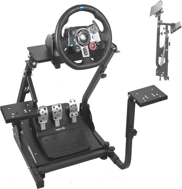 Dardoo Racing Wheel Stand Frame Foldable Fit for Logitech G920 G25
