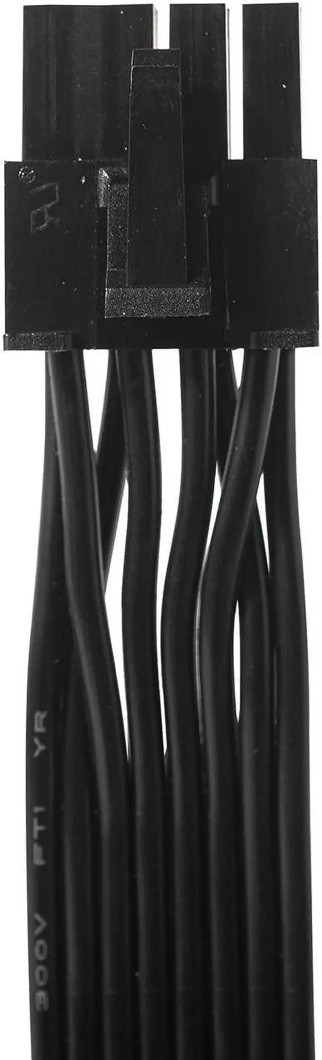 Alt view image 4 of 5 - PSU CPU 8 Pin to Dual 8 (4+4) Pin EPS Cable, Male to Male CPU Power Cable for Seasonic Focus Prime ASUS ROG Thor Strix Modular Power Supply (70cm+15cm)