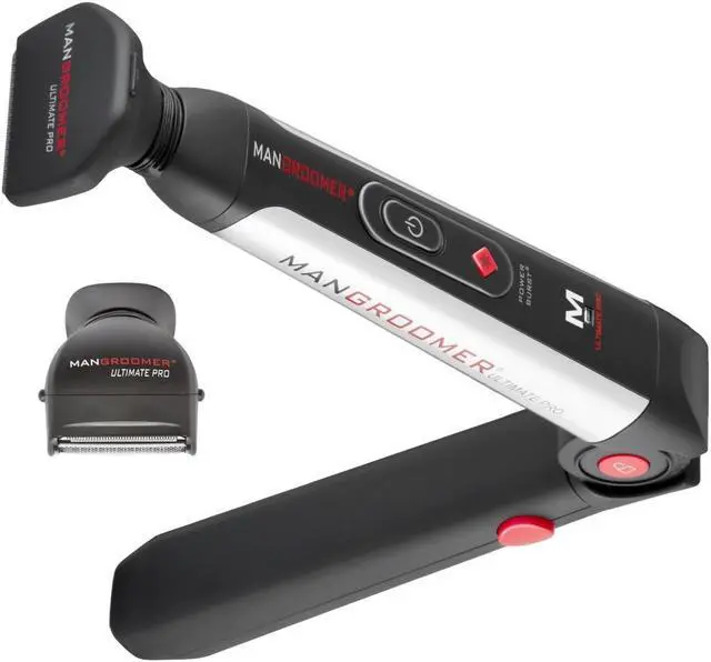 Main image of MANGROOMER - ULTIMATE PRO Back Shaver with 2 Shock Absorber Flex Heads, Power Hinge, Extreme Reach Handle and Power Burst