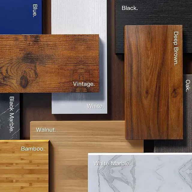 Alt view image 7 of 7 - Coleshome 48 Inch Computer Desk, Modern Simple Style Desk for Home Office, Study Student Writing Desk, Vintage