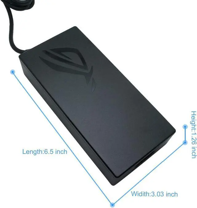 Alt view image 4 of 6 - New 200W AC Charger Fit for ASUS ROG Zephyrus ADP-200JB D AC Adapter, for ASUS ROG Zephyrus G15 GA503 GA503QM GA503QS GA503QR TUF Dash F15 FX516PR FA506QR Gaming Laptop 20V 10A Charger