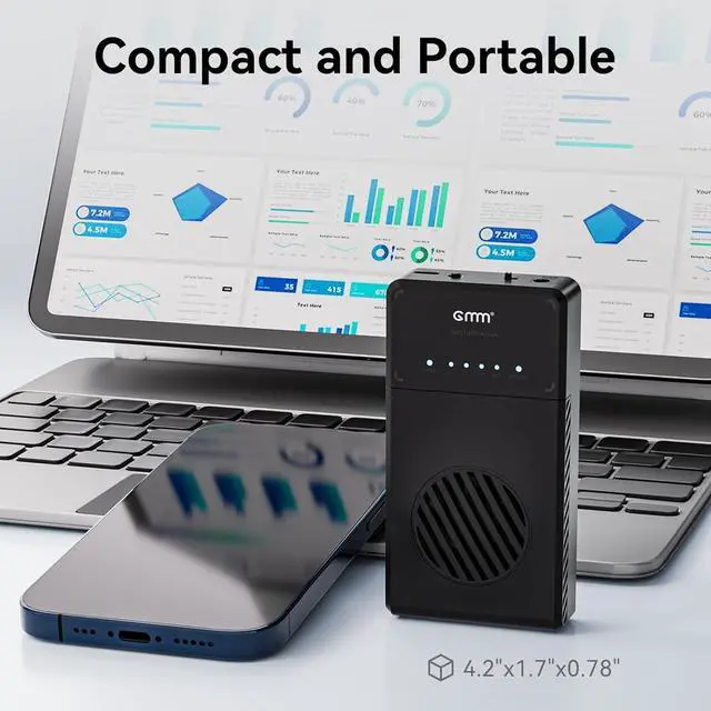 Alt view image 7 of 7 - M.2 Duplicator Dual-Bay Clone Enclosure, Tool-Free USB to NVME Adapter with Cooling Fan, 10Gbps Docking Station NVMe Enclosure Support Offline Cloning and Duplicator for M2 2230/2242/2260/2280