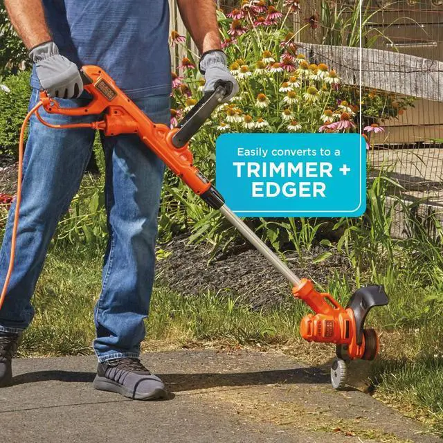Alt view image 4 of 5 - BLACK+DECKER Electric Lawn Mower, String Trimmer, Edger, 3-in-1, Corded