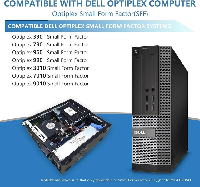 Alt view image 2 of 7 - POINWER H240AS-01 H240AS-00 L240AS-00 2TXYM 3WN11 240W Optiplex 7010 SFF Power Supply for Dell Optiplex 390 790 960 990 3010 9010 Small Form Factor Systems CCCVC 3RK5T ac240as-00 D240ES-00
