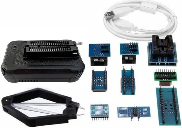 Alt view image 6 of 6 - USB Universal Programmer for TL866II Plus EEPROM Flash MiniPro BIOS AVR AL PIC SP MCU Update Tool with 9 Adapter