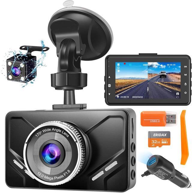 Caméra De Voiture Z-Edge Double Objectif 2K+1080p - GPS Intégré, WiFi, Grand Angle 155°, Mode Parking, Support 256Go - Kit Avant/arrière