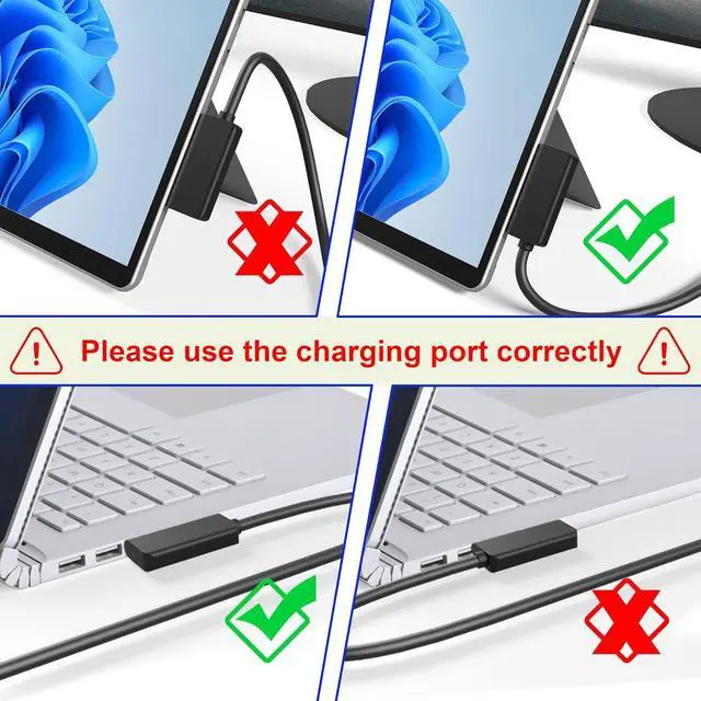 Alt view image 3 of 7 - Surface Dock, Surface Docking Station, 12-in-1 Triple Display (2 HDMI 4K+VGA) Microsoft Surface Dock for Surface Pro 9/8/X/7/6/5/4/3, Surface Book 3/2, Surface Book, Surface Laptop go/5/4/3/2/1