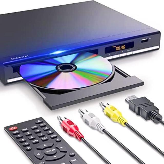 Small Compact DVD Player Multi Region Remote HDMI USB Watch Movies