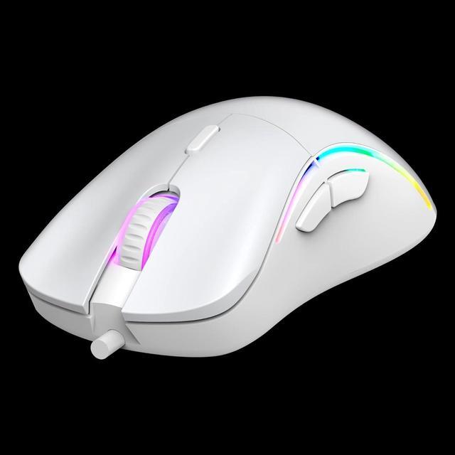 Alt view image 3 of 7 - GAMDIAS Zeus Hermes E4 3-in-1 Combo, 60% Multi-Colored Mechanical Keyboard, RGB 12800 DPI Ergonomic Mouse, Non-Slip Extended Gaming Mouse Mat, White