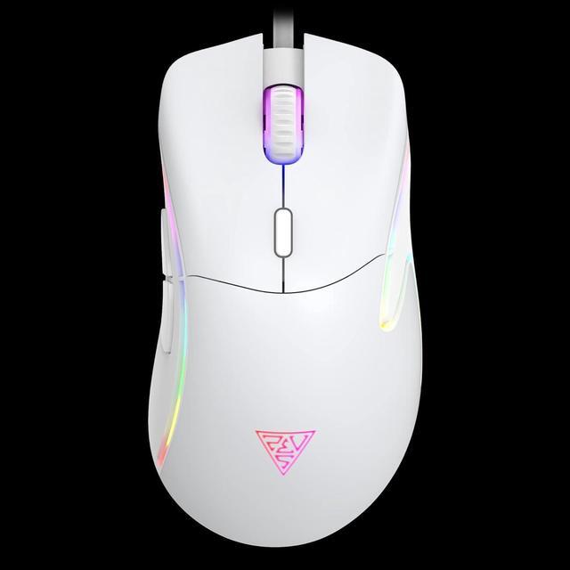 Alt view image 5 of 7 - GAMDIAS Zeus Hermes E4 3-in-1 Combo, 60% Multi-Colored Mechanical Keyboard, RGB 12800 DPI Ergonomic Mouse, Non-Slip Extended Gaming Mouse Mat, White