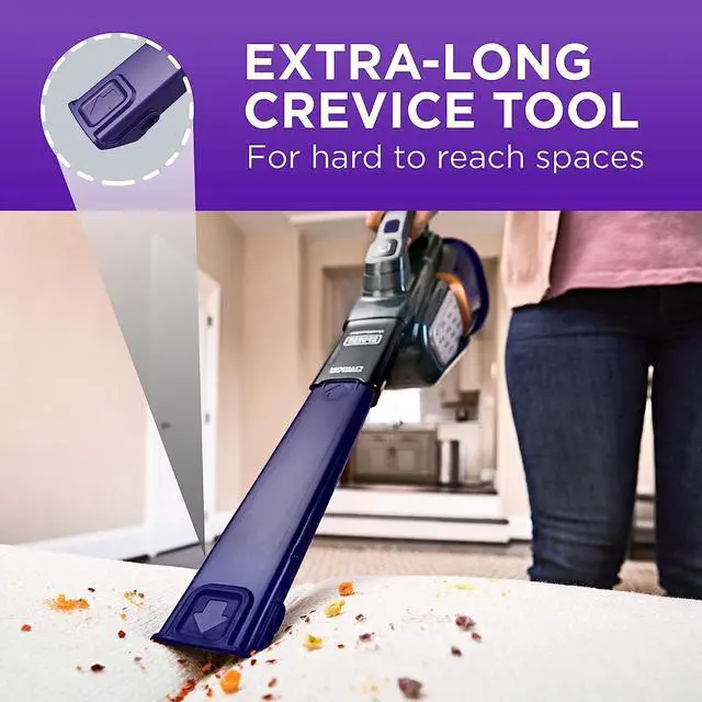 Alt view image 4 of 7 - beyond by BLACK+DECKER 20V MAX Handheld Vacuum for Pets, Advanced Clean (HHVK515JP07APB) , Gray