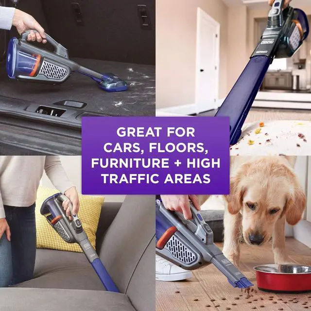 Alt view image 6 of 7 - beyond by BLACK+DECKER 20V MAX Handheld Vacuum for Pets, Advanced Clean (HHVK515JP07APB) , Gray