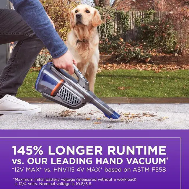 Alt view image 7 of 7 - beyond by BLACK+DECKER 20V MAX Handheld Vacuum for Pets, Advanced Clean (HHVK515JP07APB) , Gray