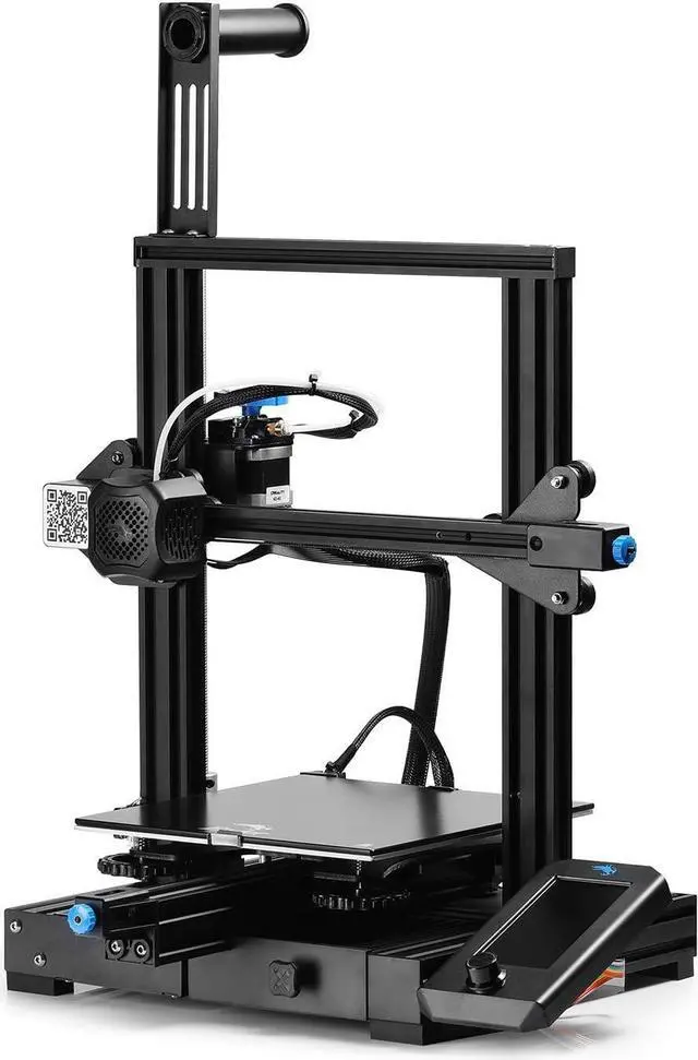 Alt view image 2 of 7 - Official Creality Ender 3 V2 3D Printer, Upgraded Ender 3 3D Printer with Carborundum Glass Bed, Silent Motherboard and MeanWell Power Supply, Build Volume 220 x 220 x 250 mm