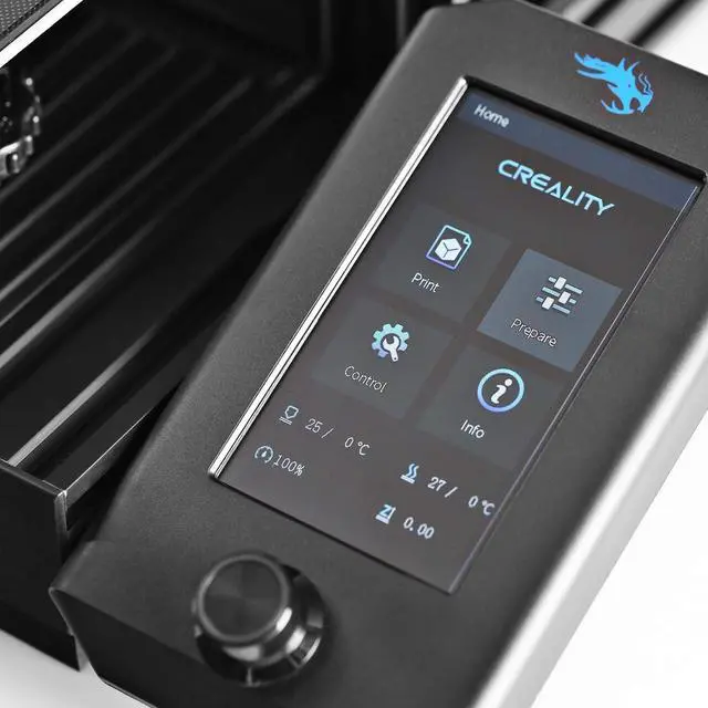 Alt view image 5 of 7 - Official Creality Ender 3 V2 3D Printer, Upgraded Ender 3 3D Printer with Carborundum Glass Bed, Silent Motherboard and MeanWell Power Supply, Build Volume 220 x 220 x 250 mm