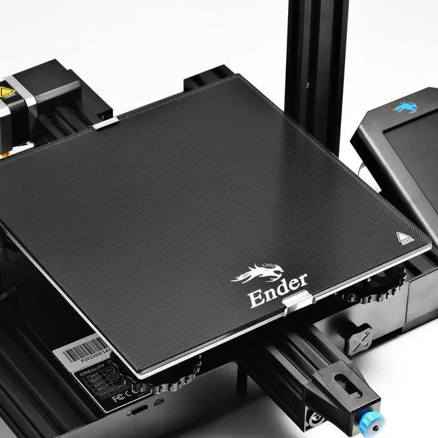 Alt view image 6 of 7 - Official Creality Ender 3 V2 3D Printer, Upgraded Ender 3 3D Printer with Carborundum Glass Bed, Silent Motherboard and MeanWell Power Supply, Build Volume 220 x 220 x 250 mm