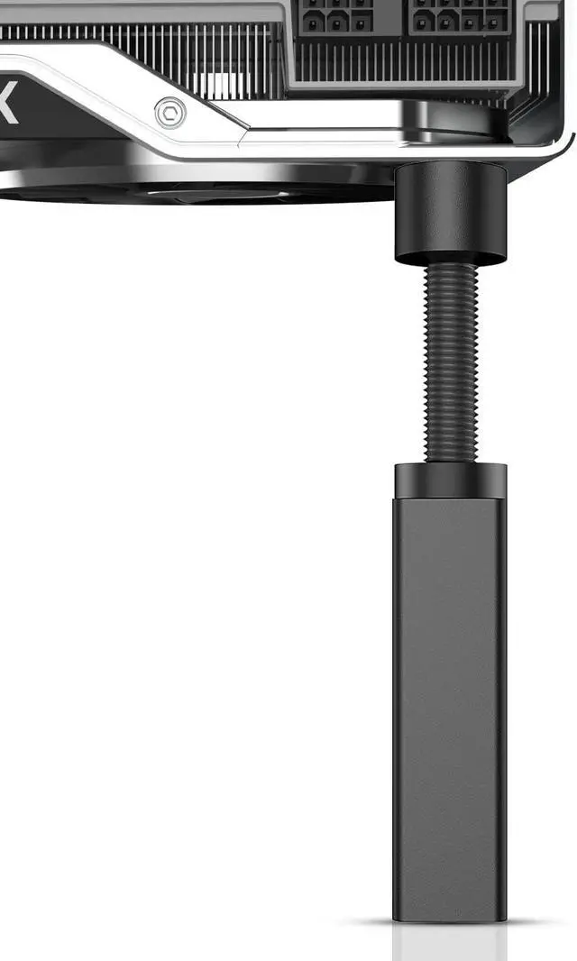 Main image of GPU Support Bracket,BERLAT Graphics Card GPU Brace Support,Adjustable Height Graphics Card Holder,Video Card Sag Holder Bracket, Universal VGA Graphics Card Holder - All-Aluminum Metal Material