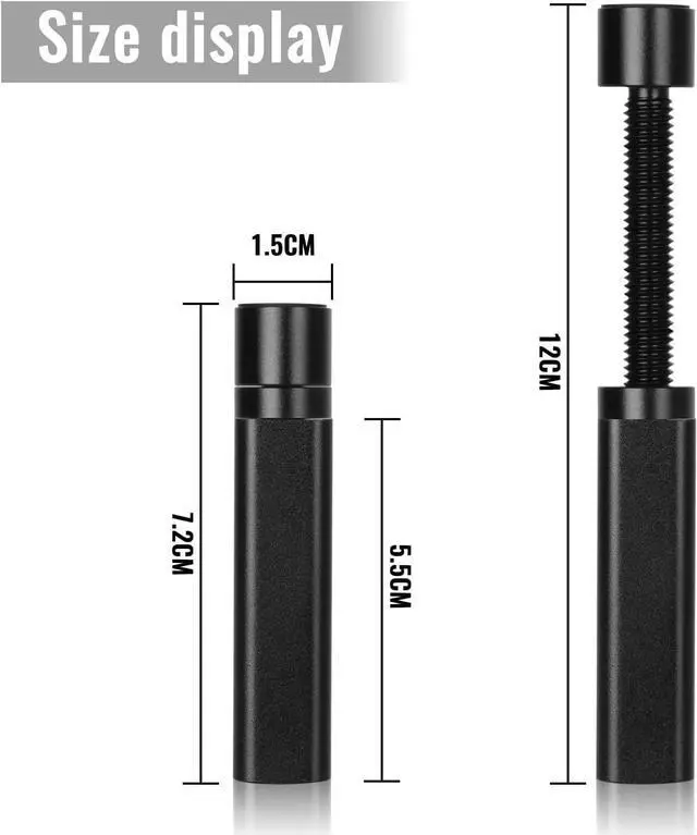 Alt view image 2 of 7 - GPU Support Bracket,BERLAT Graphics Card GPU Brace Support,Adjustable Height Graphics Card Holder,Video Card Sag Holder Bracket, Universal VGA Graphics Card Holder - All-Aluminum Metal Material