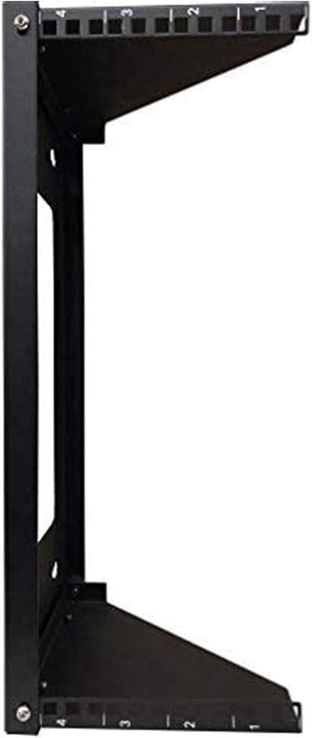 Alt view image 2 of 7 - Wall Mount Rack 4U Vertical Rack 19Inch Wall Mountable Server Rack Heavy Duty Network Open Rack (4U)