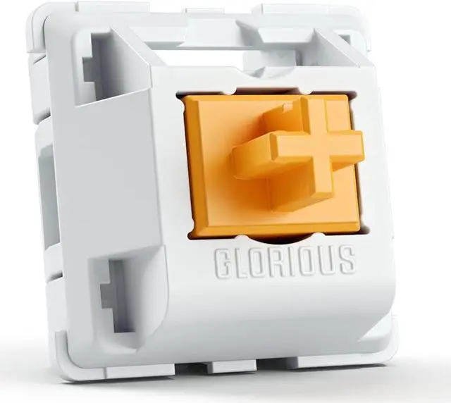 Alt view image 2 of 5 - Glorious Panda Switch (Lubed Switches) - 36x Plate Mounted 3 pin Switches for Keyboard - Mechanical Keyboard Switches