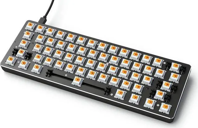 Alt view image 4 of 5 - Glorious Panda Switch (Lubed Switches) - 36x Plate Mounted 3 pin Switches for Keyboard - Mechanical Keyboard Switches