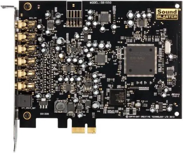 Alt view image 2 of 3 - Creative Hyraso-enabled Sound Card Sound Blaster Audigy RX PCI-E SB-AGY-RX