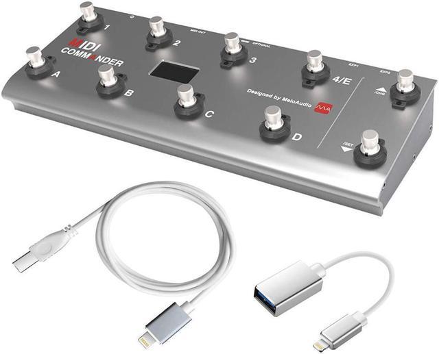 TS MIDI Commander MIDI Controller Guitar Bass Software Effects Power Supply  Multi Effects Pedal Board USB Power Supply Bias FX HamUp KMPA AXEF ATOM  PC-8x - Newegg.ca