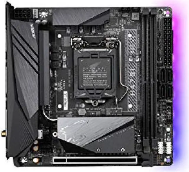 Alt view image 9 of 9 - GIGABYTE H470I AORUS PRO AX LGA 1200 Intel H470 Mini-ITX Motherboard with Dual M.2, SATA 6Gb/s, USB 3.2 Gen 1, WIFI 6, 2.5 GbE LAN