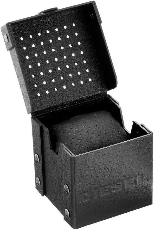 Alt view image 8 of 10 - DIESEL MEN'S 55MM BLACK STEEL BRACELET & CASE QUARTZ ANALOG WATCH DZ7395