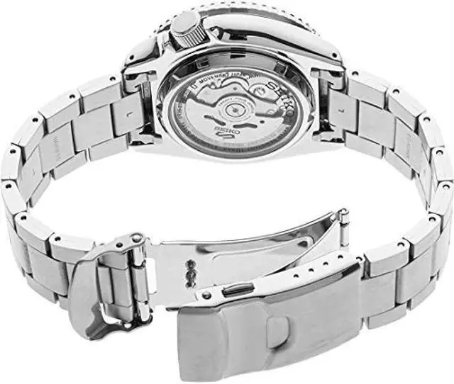 Alt view image 6 of 11 - Seiko SRPD59 5 Sports 24-Jewel Automatic Watch - Orange
