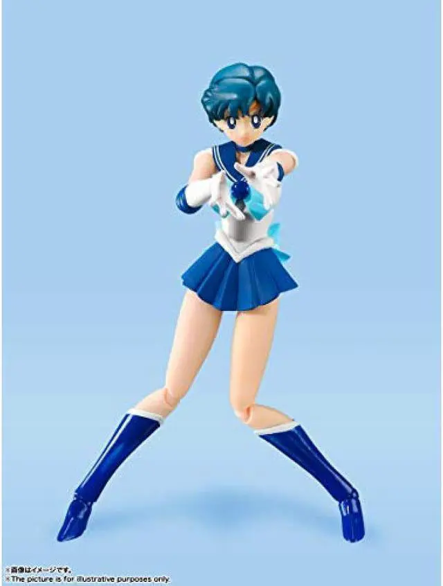 Alt view image 2 of 6 - SHFiguarts Bishoujo Senshi Sailor Moon Sailor Mercury animation Color Edition Approximately 140mm ABS & PVC Pre-Painted Movable Figure