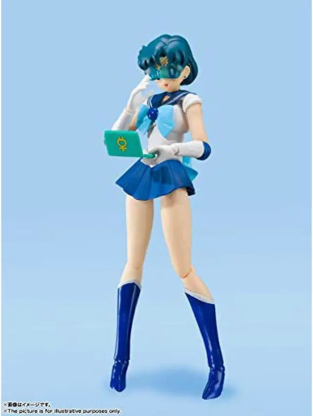 Alt view image 3 of 6 - SHFiguarts Bishoujo Senshi Sailor Moon Sailor Mercury animation Color Edition Approximately 140mm ABS & PVC Pre-Painted Movable Figure