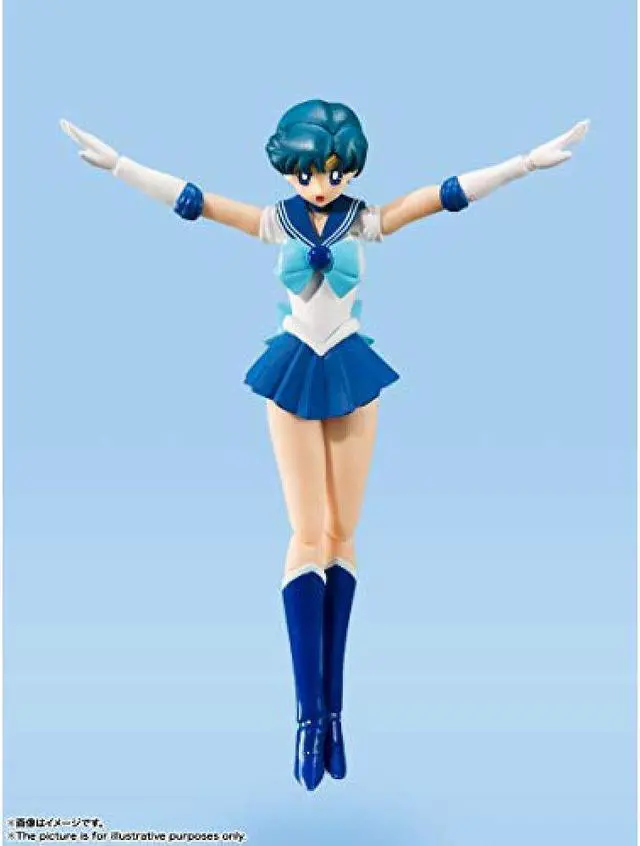 Alt view image 4 of 6 - SHFiguarts Bishoujo Senshi Sailor Moon Sailor Mercury animation Color Edition Approximately 140mm ABS & PVC Pre-Painted Movable Figure