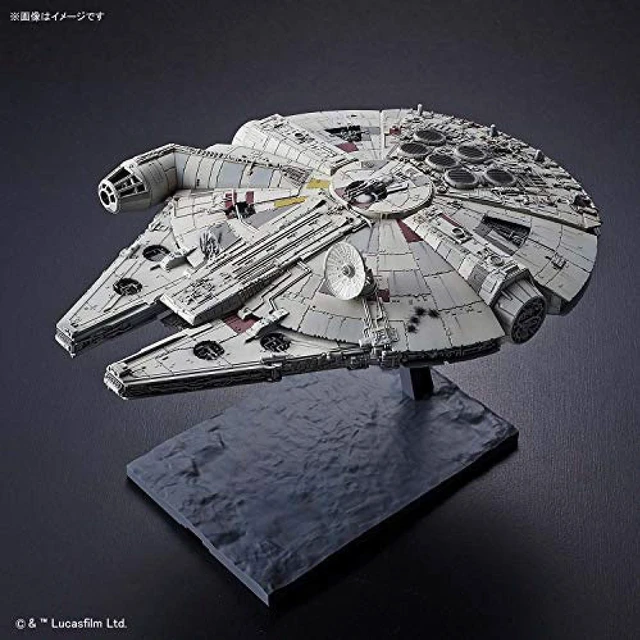 Alt view image 2 of 4 - Bandai Star Wars Millennium Falcon The Rise of Skywalker 1/144 Scale - BAS5058195