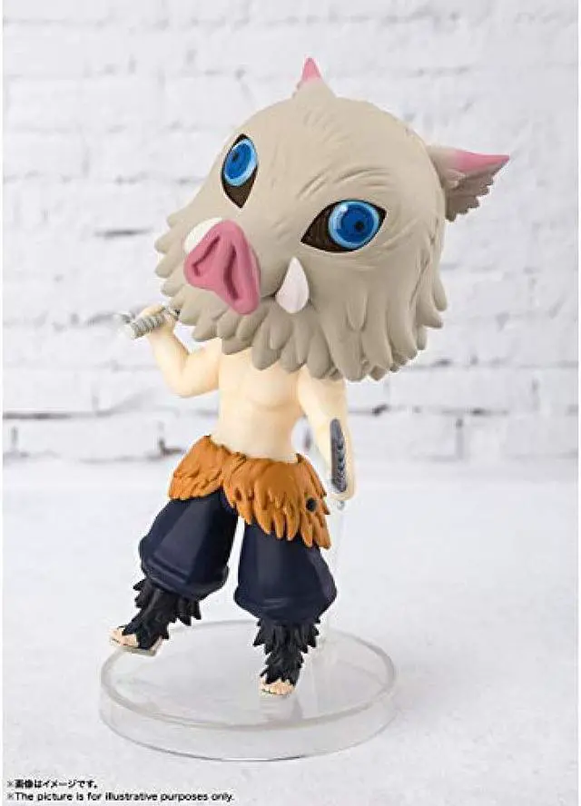 Alt view image 2 of 6 - Figuarts Mini Demon slayer inosuke Bakuhei Approximately 90mm PVC / ABS Painted Movable Figure