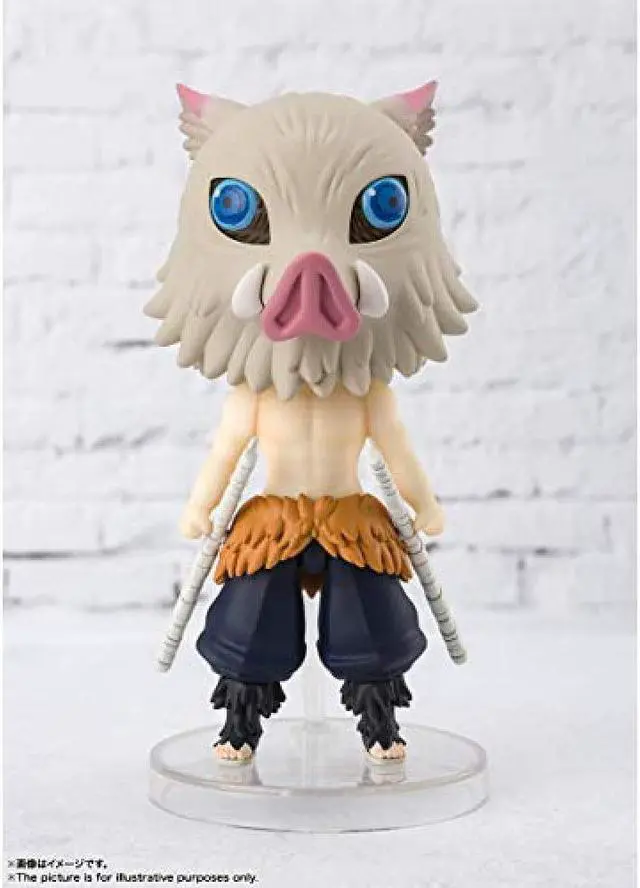 Alt view image 3 of 6 - Figuarts Mini Demon slayer inosuke Bakuhei Approximately 90mm PVC / ABS Painted Movable Figure