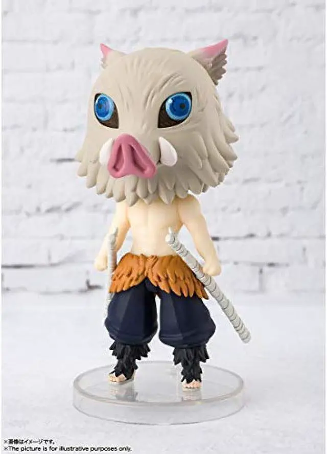 Alt view image 4 of 6 - Figuarts Mini Demon slayer inosuke Bakuhei Approximately 90mm PVC / ABS Painted Movable Figure