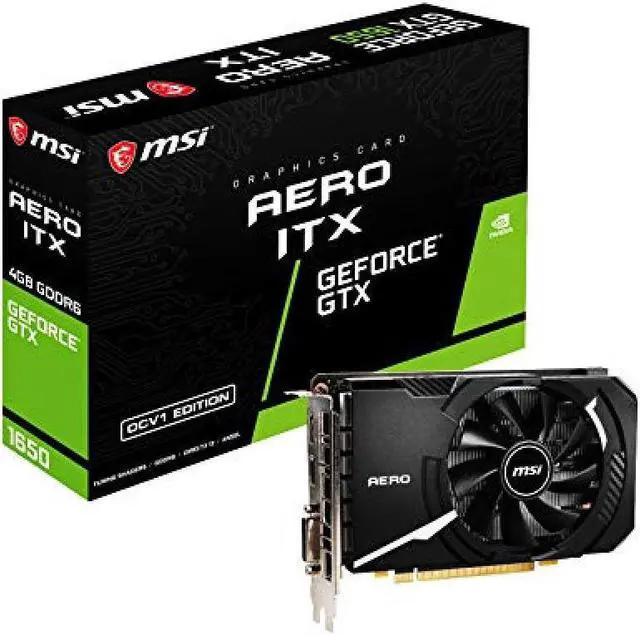 Alt view image 15 of 20 - MSI VCX GTX 1650 D6 AERO ITX OCV1 GTX 1650 D6 AERO ITX OCV1 4G GDR6 128B HDMI