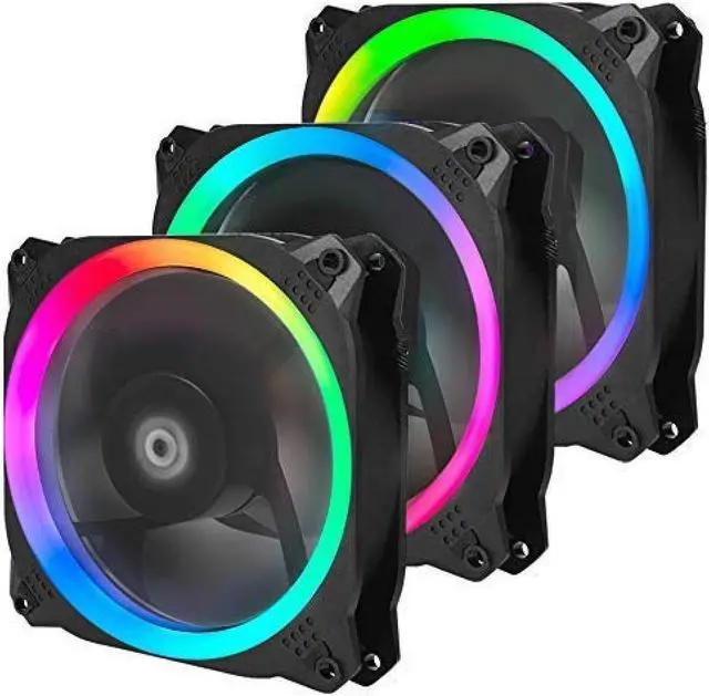 Alt view image 6 of 12 - antec spark 120mm rgb led case fan radiator,3 packs