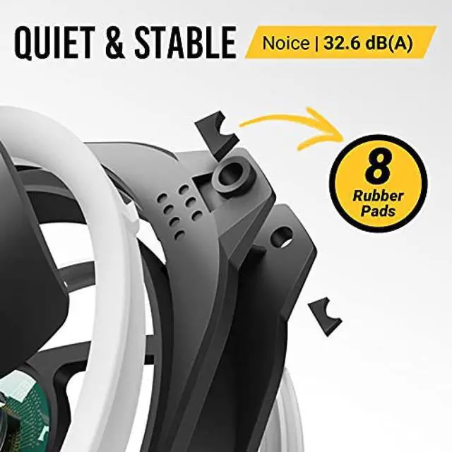 Alt view image 17 of 20 - Antec Prizm 120 ARGB 5 Plus C 120 mm Case Fan with Fan Controller - Pack of 5