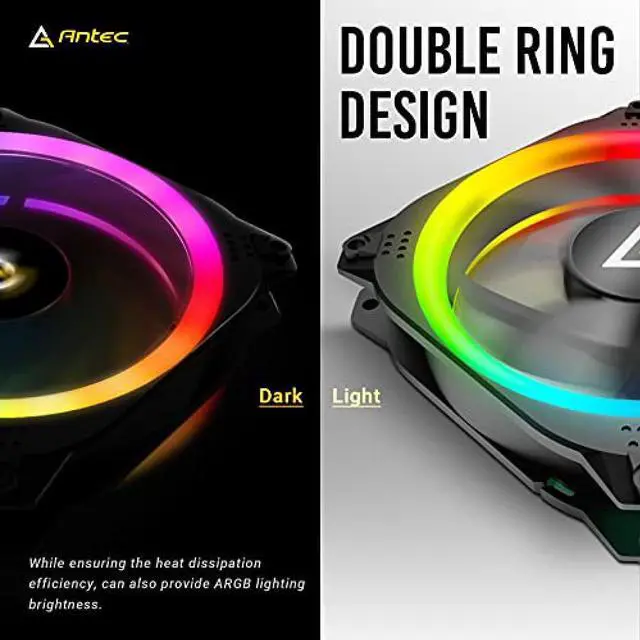 Alt view image 19 of 20 - Antec Prizm 120 ARGB 5 Plus C 120 mm Case Fan with Fan Controller - Pack of 5
