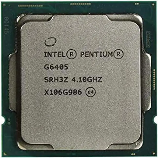 Alt view image 9 of 10 - Intel Pentium G6405 - Pentium Gold Comet Lake Dual-Core 4.1 GHz LGA 1200 58W Intel UHD Graphics 610 Desktop Processor - BX80701G6405