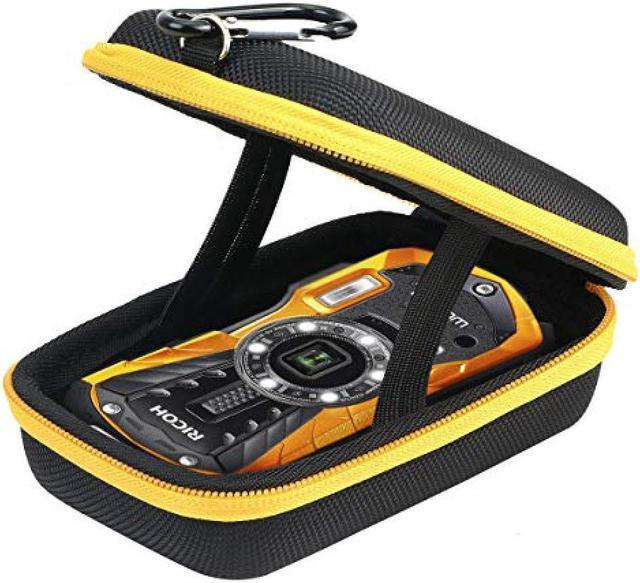 RICOH Ricoh WG-60 / WG-50 / WG-40 / WG-70 Digital Camera (Yellow Zipper)  for Khanka Dedicated Protective Storage Case