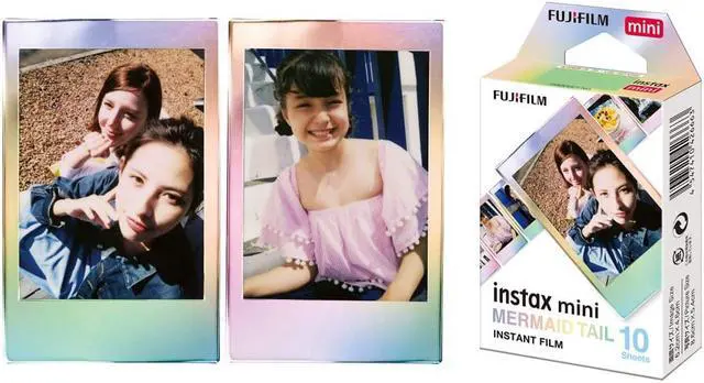 Alt view image 3 of 14 - FUJIFILM Instant Camera Cheki Film 10 pieces of (Mermaid Tail) Instax Mini Mermaid Tail WW 1