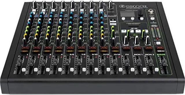 Alt view image 5 of 17 - Mackie Onyx12 12-Channel Premium Analog Mixer with Multitrack USB